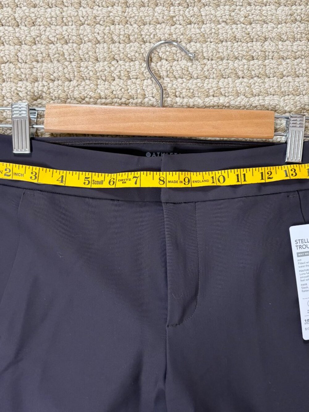 Athleta Stellar Trouser, Size 10, Shale Color, NWT - Picture 9 of 11